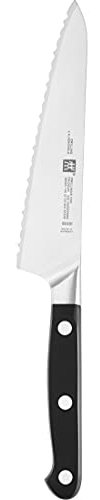 ZWILLING Pro Kochmesser Compact, Klingenlänge: 14 cm, Rostfreier Spezialstahl, Kunststoffgriff, Schwarz