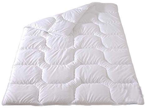 Microfaser Duo- Steppbett Kochfest Nevada 135x200 cm, warme Winter- Bettdecke waschbar bis 95°C, für Allergiker geeignet