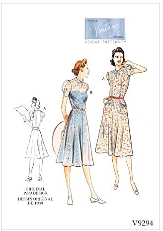 Vogue Patterns 9294 A5 Misses Dress, Tissue, Multi-Colour, 15 x 0.5 x 22 cm