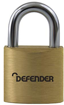 DEFENDER - Brass Padlock 20mm Keyed Alike