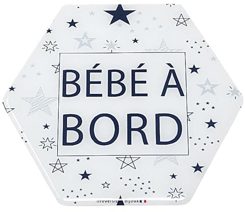Adhésif/Autocollant bébé à bord - Etoiles