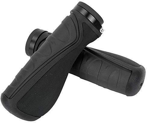 Fahrradgriffe, Gummi-Lenkergriffe, Mountainbike Motorradgriffe, Schwarze Handlegrippe f¨¹r Fahrradzubeh?r, f¨¹r MTB, Streetbike und Cruiser