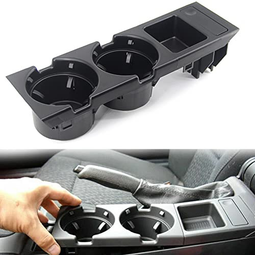 Getränkehalter für E46 Mittelkonsole Becherhalter für 3 Series 51168217953 Schwarz Cupholder