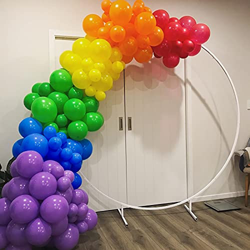 Luftballon Girlande Bunt, RATSAW 126 Stück Regenbogen Luftballons Girlande, 5/12/18 Zoll Bunte Luftballons für Geburtstags Party, Hochzeit, Jahrestag, Babyparty, Party-Dekorationen