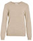 Vila Jersey de punto para mujer VIRIL cuello redondo, naturaleza, XXL