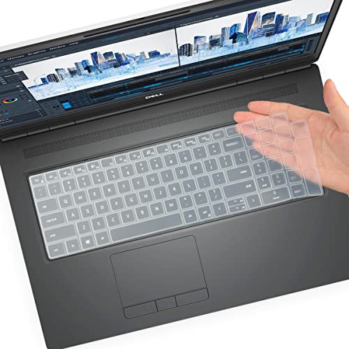 Tastaturabdeckung für Dell Precision 7000 7550 7560 7750 7760 15,6 17,3 Zoll Laptop, Dell Precision 7000 Laptop Zubehör Schutztastatur Skin