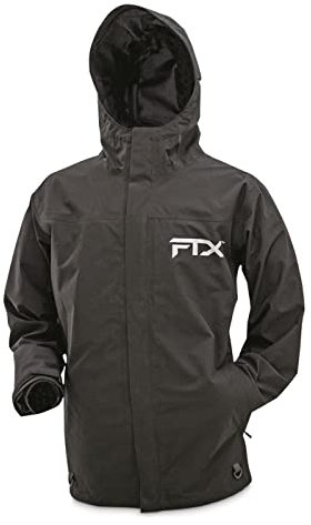 frogg toggs Herren Ftx, Angeln und Angler Armor Premium wasserdichte Regenjacke Anglers Jacket, Schwarz, XL