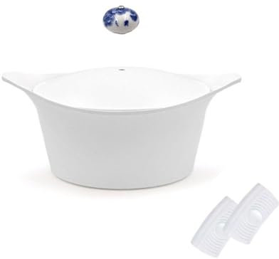 Cookut - MA Jolie COCOTTE Blanc Polaire Corps sans Bouton 28 CM