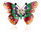Inateannal Kristall Schmetterling Brosche Pin Strass Schmetterling Emaille Pin Kristall Insekten Anstecknadel Klassische Hochzeit Brautstrauß Brosche Schmuck für Frauen Mädchen
