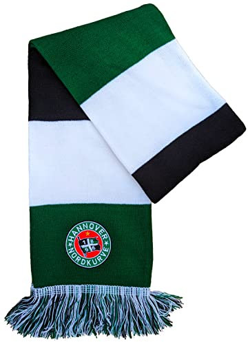 Generisch Hannover Schal, Fußballschal, Blockschal bestickt (Strickschal) LOGO NORDKURVE