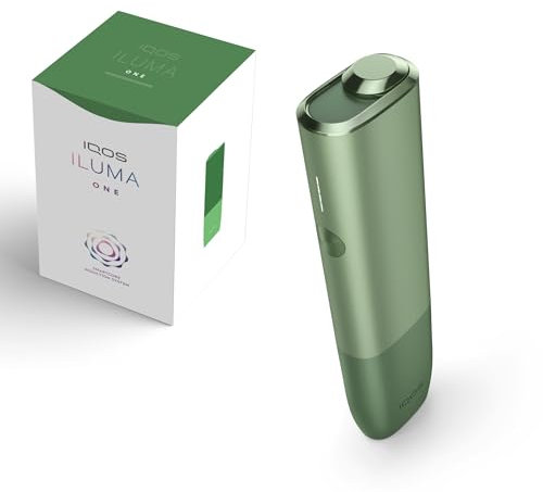 IQOS ILUMA ONE Kit Moss Green - Tabakerhitzer (in 5 Farben) - für TEREA Tabaksticks - unsere beste Alternative zur Zigarette