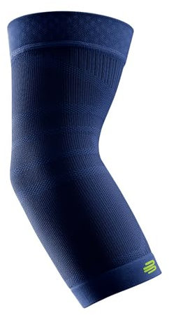 BAUERFEIND Ellenbogen Sleeve „Sports Compression Elbow Support“, 1 Unisex Ellenbogenbandage mit Kompression, Für Basketball, Leichtathletik und bei Ball- und Schlagsportarten, Rechts & Links tragbar