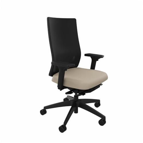 Sedus se:do Pro ergonomischer Bürostuhl Drehstuhl Schreibtischstuhl beige Creme für Home Office und Büro (Netzrücken)
