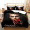Ste-X Leinen The Vampire Diaries 3D-Digitaldruck-Bettwäsche-Set Mit Kissenbezug, Bettbezug, Weiche Mikrofaser, 3-teiliges Set Mit Reißverschluss (135x200cm,TVD 04)
