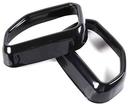 Auto Auspuffrohr Heck Kehle Rahmen Geeignet für BMW X3 X4 G01 G02 2022-2025,Schwarz Auto Endrohrdekorationsrahmen,Auspuffblende Quad Outlet Rahmen