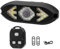 NAVESO E Scooter Blinker, LED Scooter Blinker mit Fernbedienung, USB Wiederaufladbares LED Blinker, Blinker Motorrad, Electric Scooters Blinker, Wasserdicht, Kabellos, Ultrahelles Warnleuchte