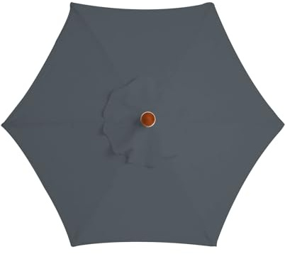 MENAYODA Sonnenschirm Ersatzbezug, Terrassenschirm Ersatzdach, 3 m Wasserdicht, Langlebig Sonnenschirmabdeckung, für Patioschirm Gartenschirm