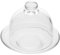 Amosfun Disque à Jambes Hautes Avec Couverture Collations Porte-fruits En Verre Plateau De Fruits Secs Plateau De Nourriture Assiette De Fruits Secs Assiettes à Thé Un Verre Transparent