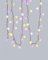 Solithia Catena luminosa per esterni, 200 LED, 10 m, classe di protezione IP44, funzione memoria (rosa, 3 colori)
