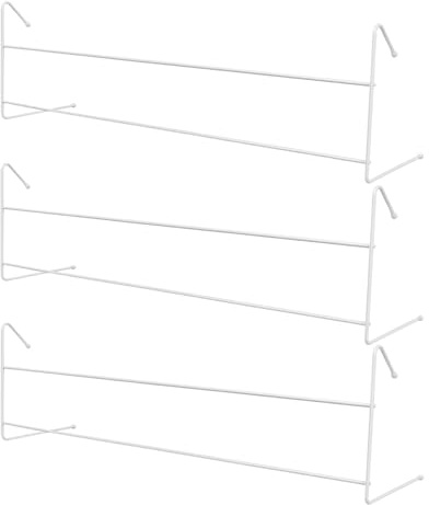 Marco Paul 3 Pack Clothes Airer Indoor - Radiator Airer Rack with 2 Bars - Strong Steel Clothes Drying Rack with Non-Scratch End Caps - Compact Folding Radiator Drying Rack & Over Radiator Towel Rail