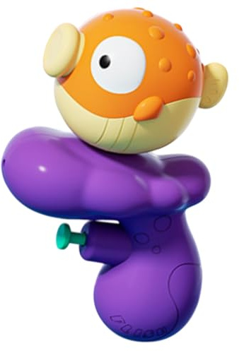 Wasserspielzeug für – Mini-Wasserpistole in Cartoon-Tierform, Hai-Design, Tintenfisch, Kugelfisch, tragbarer Shooter, weicher und bequemer Griff | Sommergeschenk