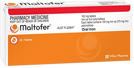 Maltofer Iron 100mg Tab X 30