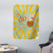 ABAKUHAUS Tiki Bar Wandteppich, Aloha-Spaß-Party aus Weiches Mikrofaser Stoff Waschbar ohne Verblassen Digitaldruck, 110 x 150 cm, Mandelgrün Orange