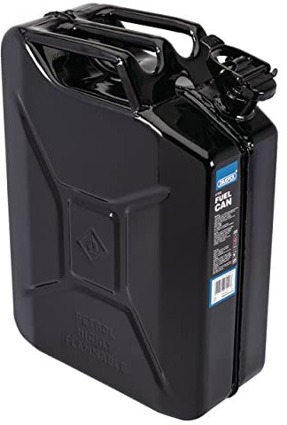 Draper 07257 20L Steel Fuel Can (Black)