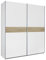 Rauch Möbel Noosa Schrank Schwebetürenschrank, Weiß / Eiche Sonoma, 2-türig inkl. Zubehörpaket Basic 2 Kleiderstangen, 2 Einlegeböden, BxHxT 175x191x59 cm