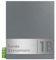 Design-Briefkasten mit Zeitungsfach mit Gravur Name und Hausnummer grau-aluminium (RAL 9007) Mocavi Box 111 Postkasten Zeitungsrolle Wandbriefkasten groß