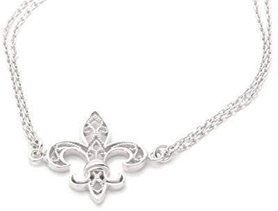 TALISMAN JEWELRY Armband Blume de Lys Filgrana, Silber