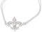TALISMAN JEWELRY Armband Blume de Lys Filgrana, Silber