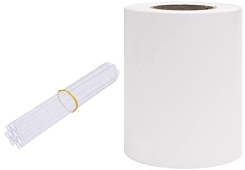 vidaXL Garten Sichtschutz Streifen Zaunblende Zaunfolie Doppelstabmatten Sichtschutzstreifen Gartenzaun Folie Zaun Rolle Zaunfolie PVC 35x0,19m Weiß