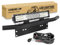 RIGIDON Led lichtleiste mit 12V kabelbaum und kfz kennzeichenhalterung, Dreireihige 15 Zoll 38cm 216W offroad beleuchtung für SUV Offroad Offroad, LKW, Fahrzeuge, 6000K Weiß led nebelscheinwerfer