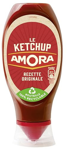 AMORA Ketchup Recette Originale Flacon Souple 486g