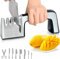 SMSOM Work Sharp Precision Adjust Knife Sharpener，4 In 1 Cutlery Quick Edge Knife Sharpener of Household Knives Fast