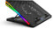 inca INC-608 RGB Gaming Notebook Kühlpad mit LCD-Display, 5-Fach höhenverstellbar, leiser 185mm Lüfter, Laptop Kühler mit RGB-Beleuchtung, USB-Powered, für 13–17,3 Zoll Notebooks