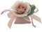 Etm Bomboniere Formoso Bomboniera Decorazione Fiore Tipo Rosa Colore Rosa Antico Inserto Sacchetto Confetti 12 cm Confezione 6 pz Art B0706ROSE