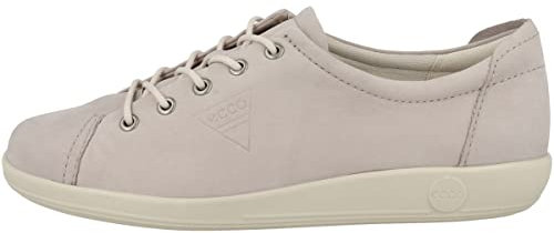ECCO Women's Soft 2.0 Shoe, Grey Rose, 8 UK