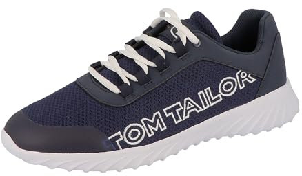 TOM TAILOR Herren 5382303 Sneaker, Navy, 45 EU