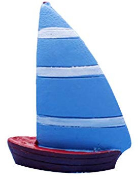1 x Micro Landschaft Landschaft Landschaftsmodell Mini Segelboot Modell Eisenbahn Landschaft DIY Dekoration Ornamente Zubehör Neu Freigegeben