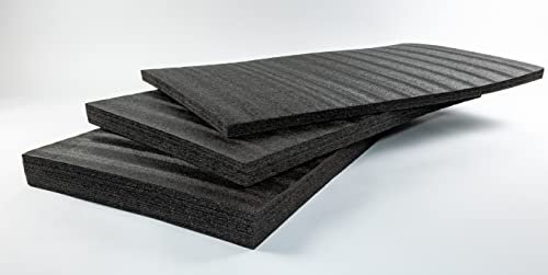 TYGR Foam 1000x600x70mm Negro - DIY Inserto de Espuma para Herramientas, cámara & co. | Inserción de Herramientas | Inserción de Casos | Inserción de Sistemas | Kaizen