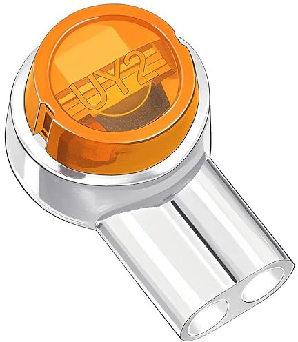 LIUJINCAN 50 STÜCK UY2 K2 Gelgefüllte wasserdichte IDC Netzwerkkabel Telefonkabel Verbindungsstecker, doppelseitiger feuchtigkeitsgeschützter Verbindung für Schwachstromverbindungen