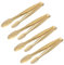 UPKOCH Pfannenwender Metall 4-TLG Servierzange Kochclip Eiswürfelclip Eiswürfelzange Speisenservierzange Brotclip Edelstahl Eiswürfel Eiszange Goldener Toaster Mini Buffet Zangen Set
