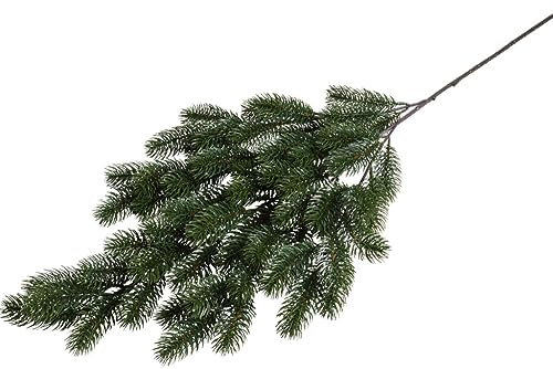 künstlicher Tannenzweig/Weihnachtszweig im Spritzgussverfahren hergestellt mit 60 Spitzen