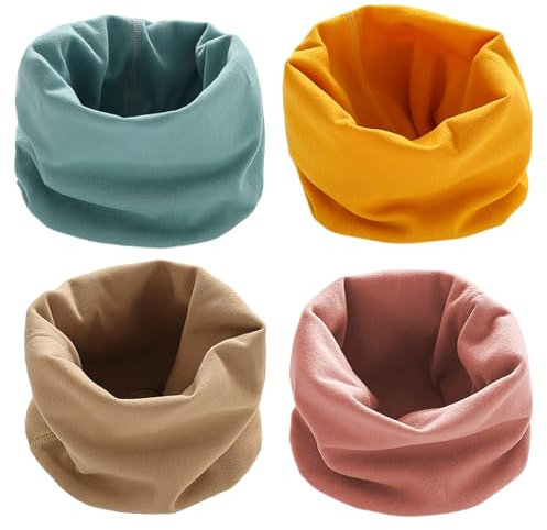 ZYUPHY Loop Schal Kinder, Kinder Schals Baby Schal Winter Loop Hals Wärmer Schlauchschal Kinder für Jungen Mädchen