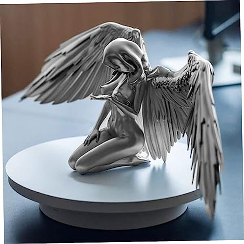 YUZDNM Kunststatue - Heimdekoration Statue Skulptur, Akt-Engel-Desktop-Skulptur, Engelsstatue Künstlerische Akt-Skulptur, Weibliche Skulptur-Desktop-Kunstdekoration