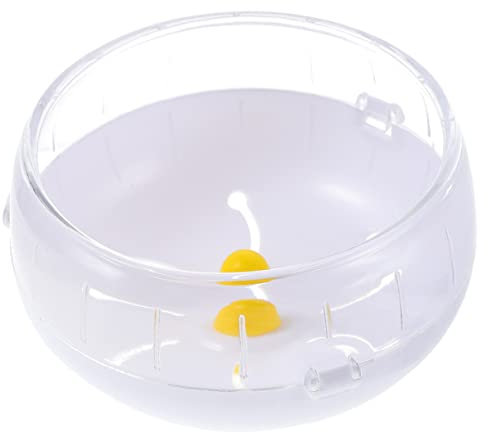 minkissy Hamster Laufrad Silent Runner Wheel Hamster Saucer Wheel Silent Runner Hamster Wheel Quiet Hamster Wheel Silent Hamster Wheel Hamster Exercise Toy Pet Toy Mute Mouse Plastic
