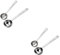 Amosfun 4 Stück Kaffeelöffel-Set Backschaufel Kaffeebohnenschaufel 5-Gramm-Schaufel bar zubehör barzubehör Teelöffel Scoop Messlöffel backen Messlöffel Werkzeug Rostfreier Stahl Silver
