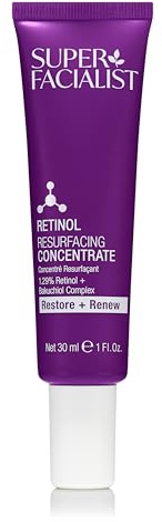 Super Facialist Retinol Resurfacing Concentrate – Anti-Ageing Serum with Retinol for Smoother, Brighter Skin, Targets Fine Lines & Texture, Night Treatment, 30ml